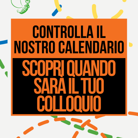 Calendario colloqui bando SCU 2026