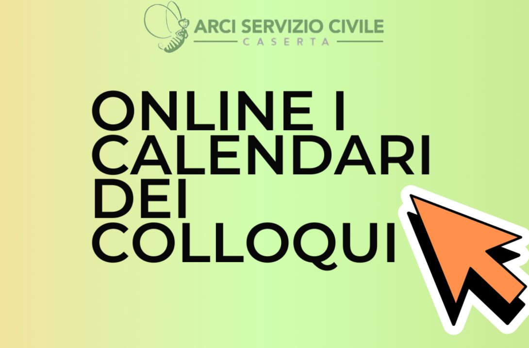 ONLINE I CALENDARI DEI COLLOQUI